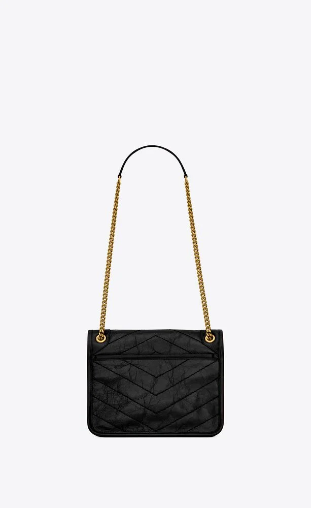 Y Niki Medium Chain Bag in Crinkled Vintage Leather - Image 2
