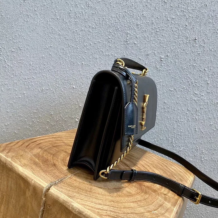Y MEDIUM SUNSET SATCHEL IN SMOOTH LEATHER - Image 3