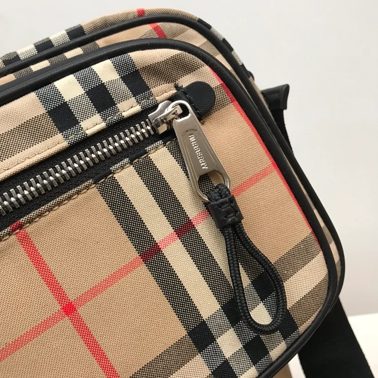 bb Vintage Check And Crossbody Bag For Men, Men??s Bags 8.6in/22cm - Image 8