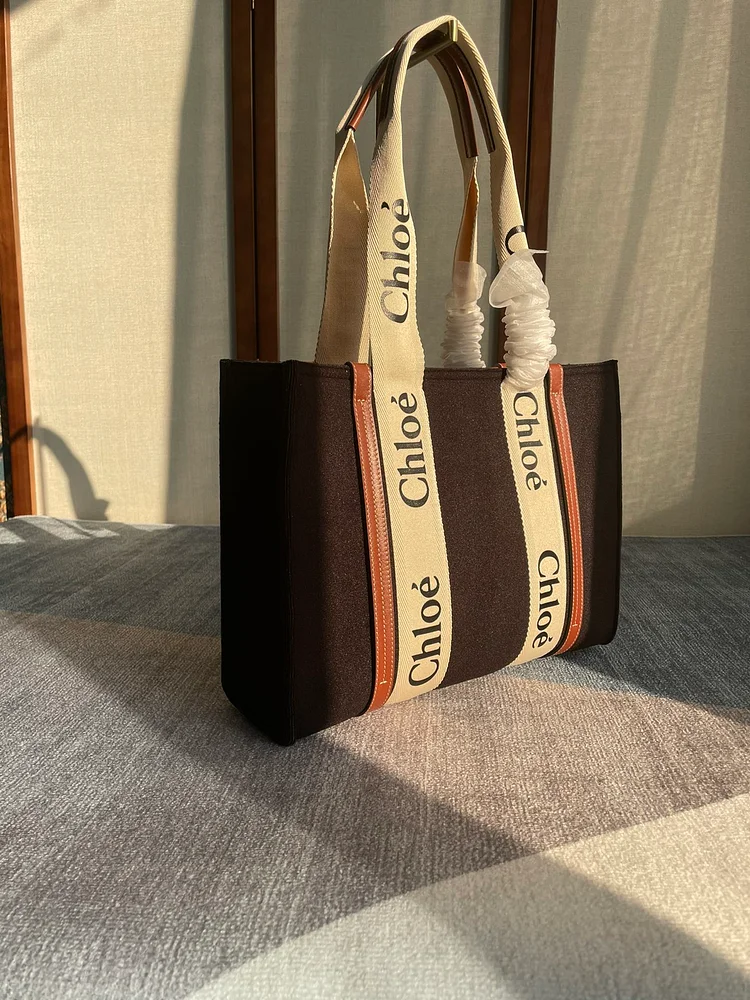 CH winter new styles Woody tote bag brown - Image 3