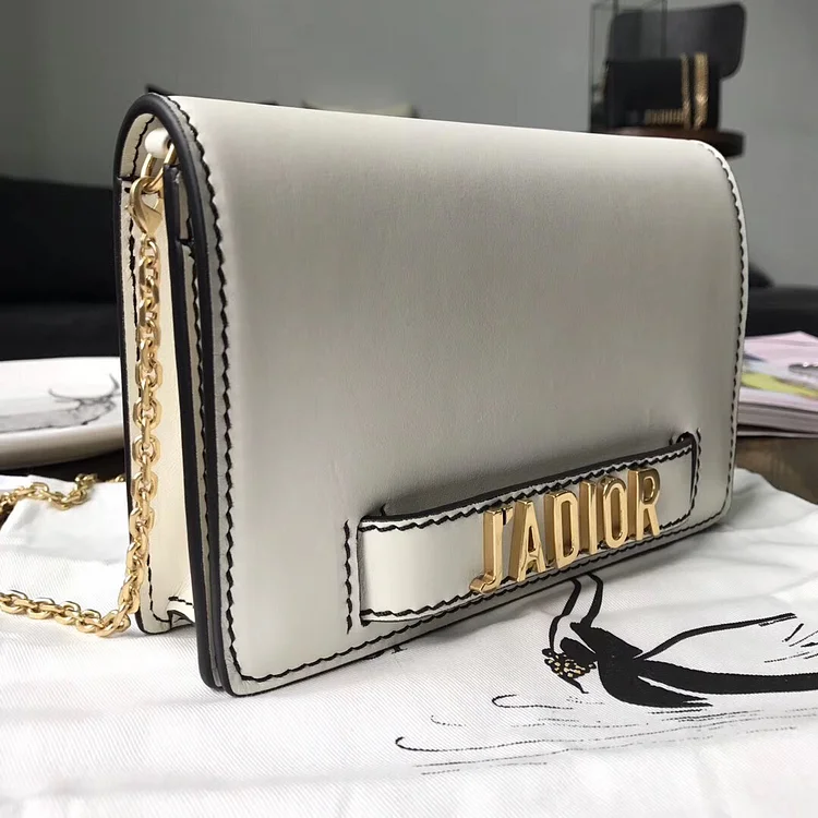 D White JAD Wallet On Chain Pouch - Image 2