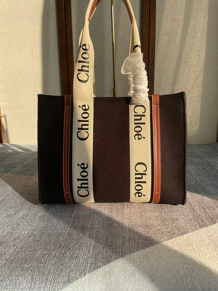 CH winter new styles Woody tote bag brown - Image 11