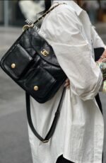 cc Duma Lambskin Vintage Hobo 2sizes in 3colours