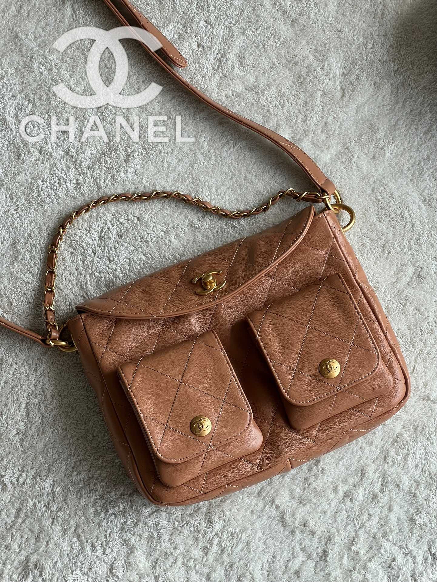 cc Duma Lambskin Vintage Hobo 2sizes in 3colours - Image 8
