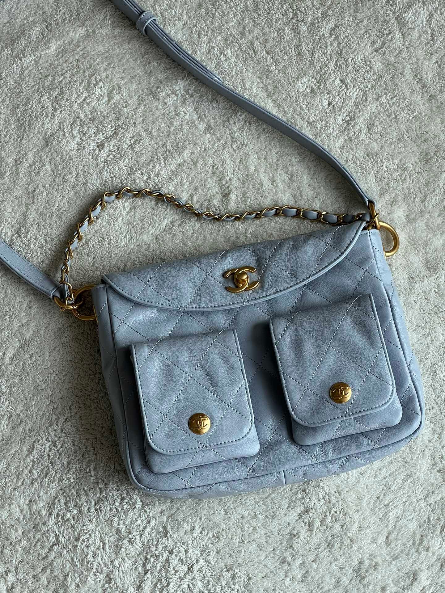 cc Duma Lambskin Vintage Hobo 2sizes in 3colours - Image 7