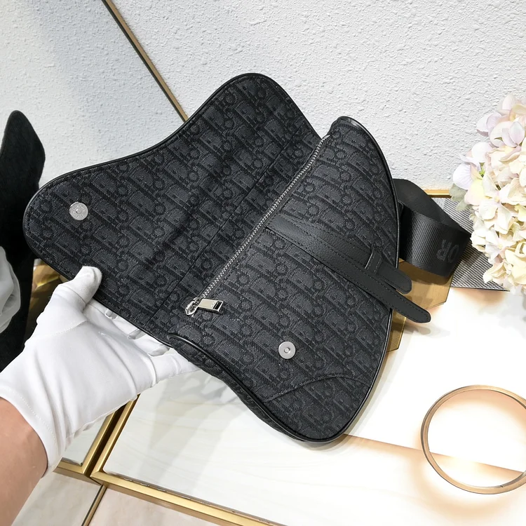 D homme2023 Pre-Fall saddle bag size : 20x28.6x5cm - Image 12