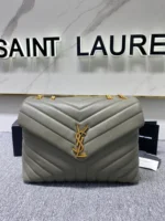 Y Loulou Medium Chain Bag In Y Leather