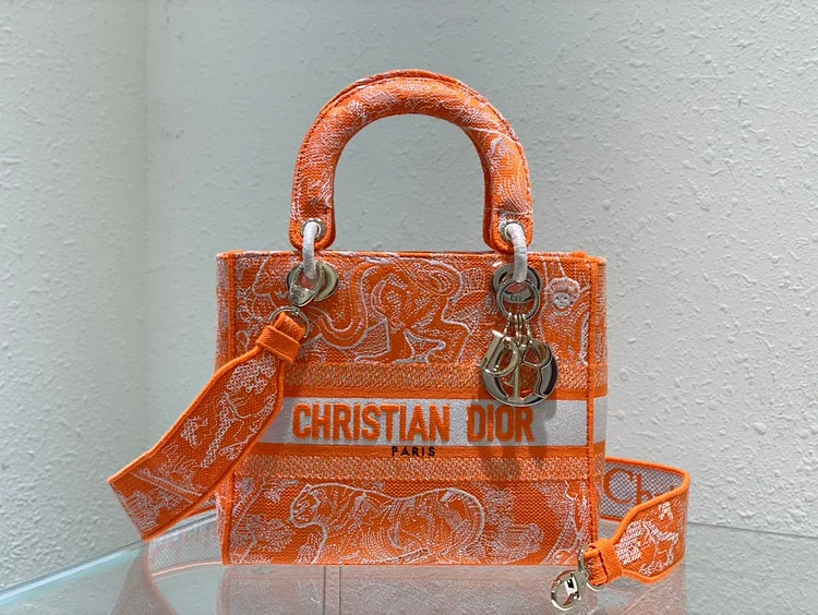 CD Medium Lady D Lite Bag - Image 9