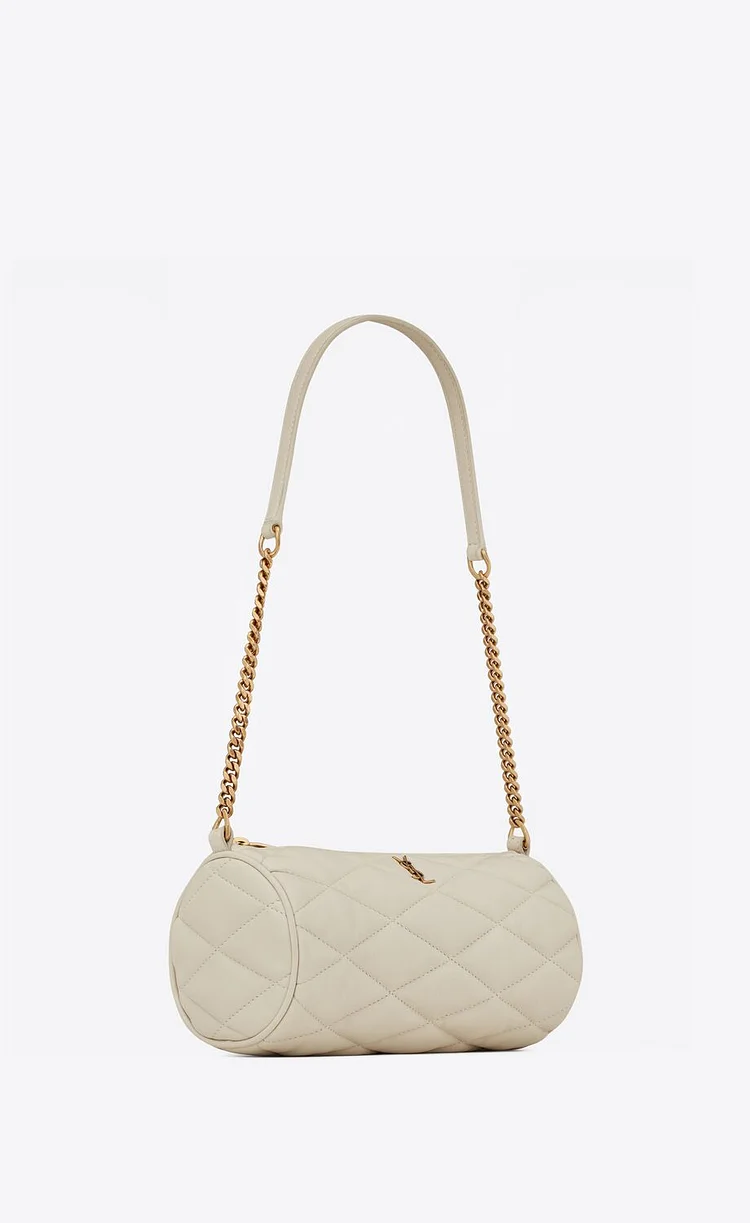 Y Sade Small Tube Bag in Quilted Lambskin - Image 4