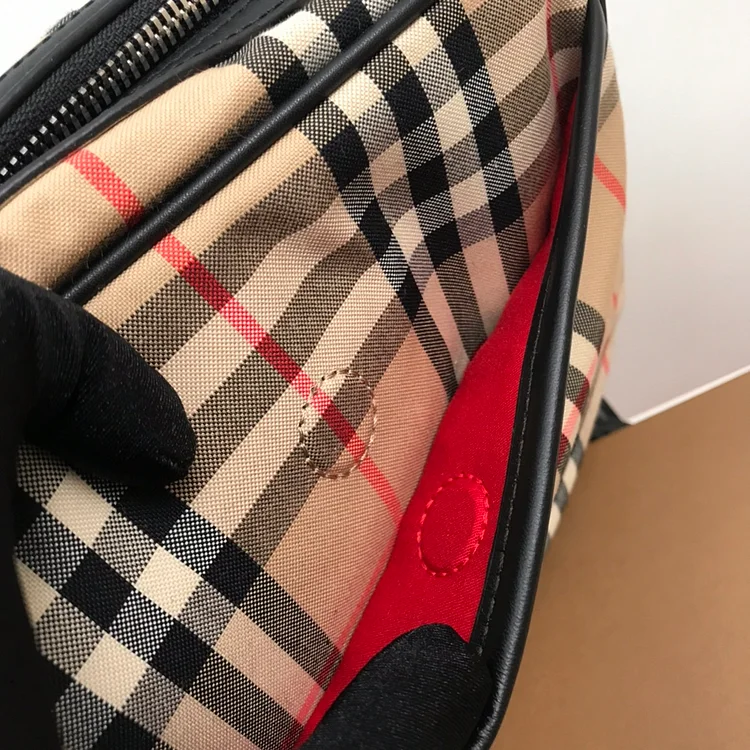 bb Vintage Check And Crossbody Bag For Men, Men??s Bags 8.6in/22cm - Image 7