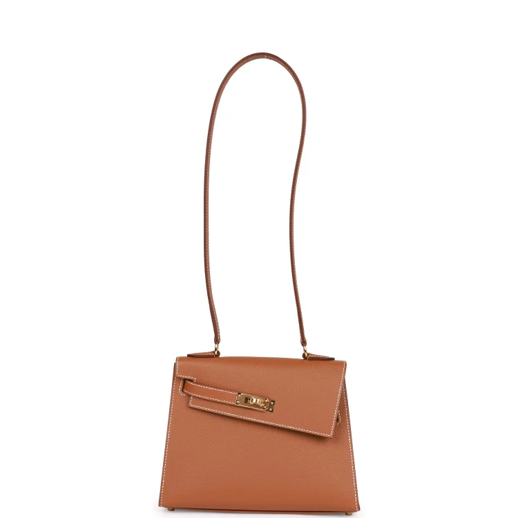 H Kelly Sellier en Desordre 20 Gold Epsom Gold Hardware - Image 8