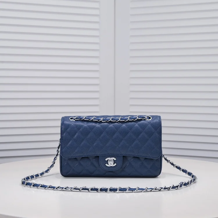 CC CF2.55 caviar leather bag 8 COLORS size: 25.5*16*6.5cm - Image 29