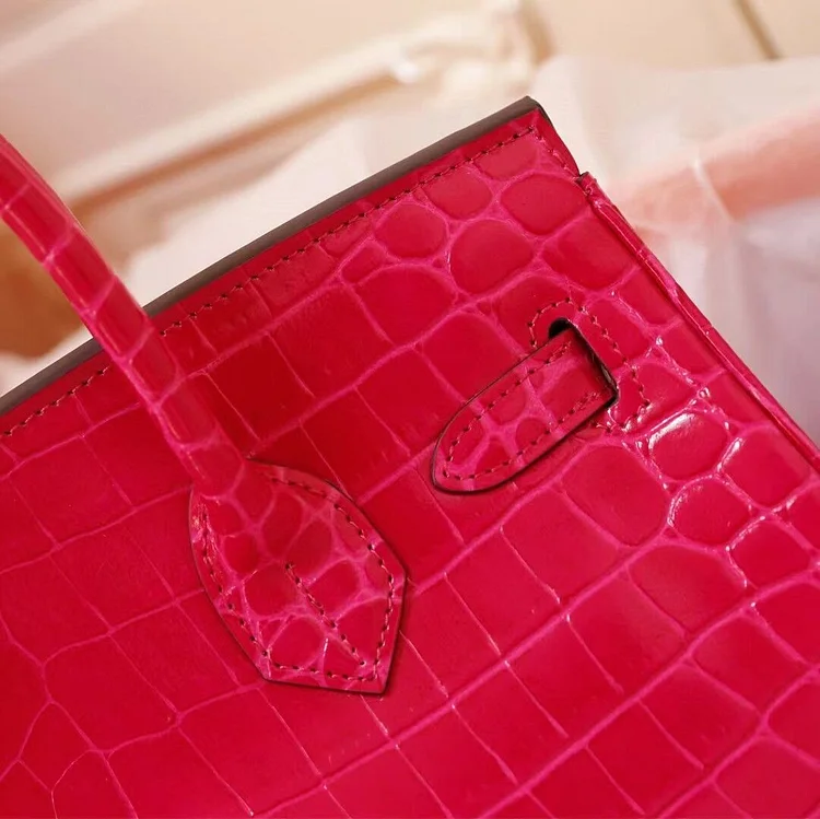 H Birkin 25, 30, 35 Electric Shiny Niloticus Crocodile gold Hardware - Image 13