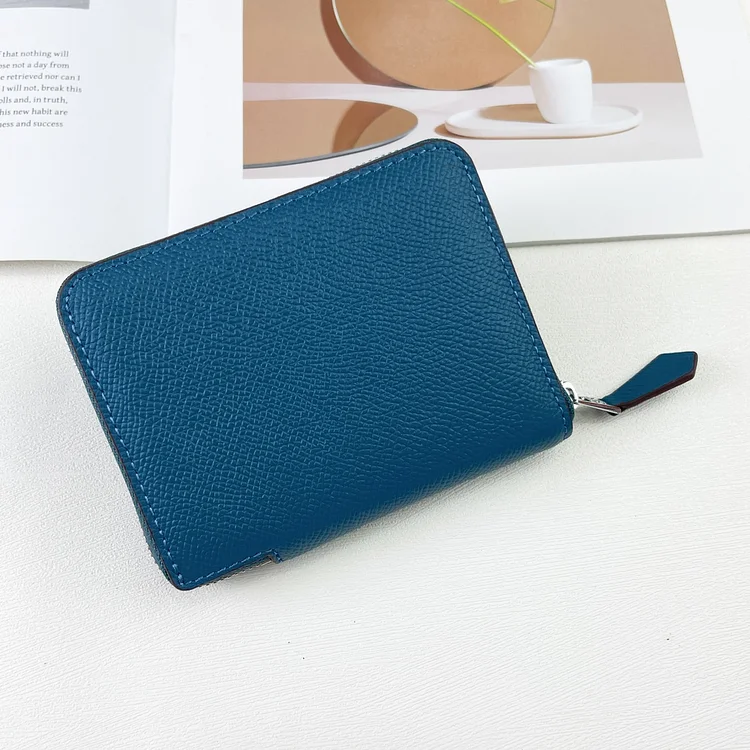 H Silk in Empson-Barenia leather wallets size : 9.5 x 11.5 cm - Image 12