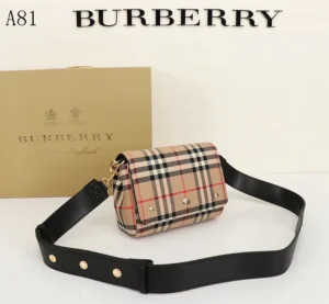 bb Vintage Check And Small Crossbody Bag Archive Beige For Women, Women??s Bags 7.1in/18cm 80264541