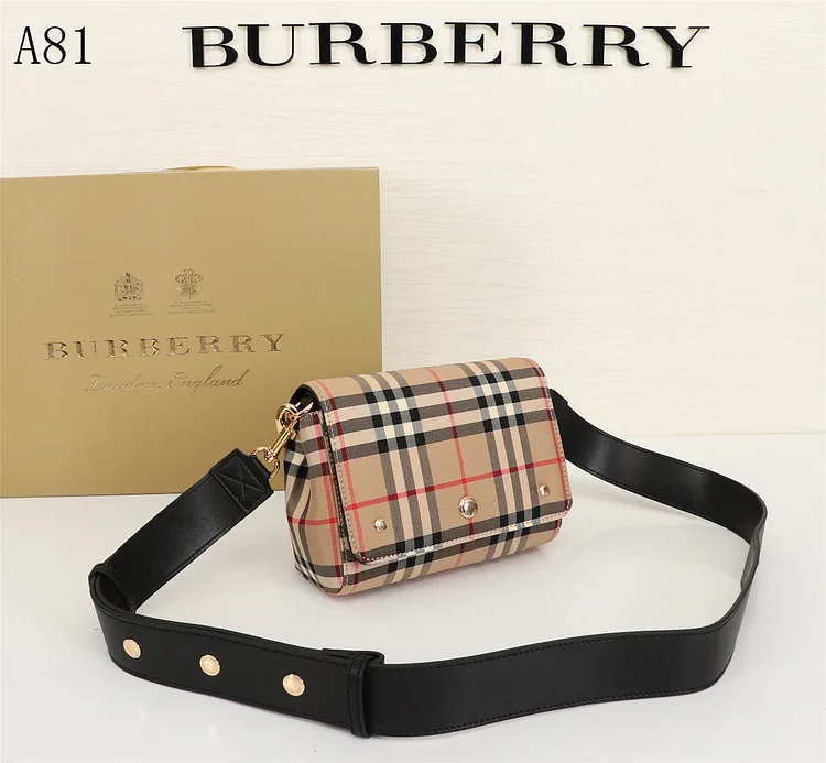 bb Vintage Check And Small Crossbody Bag Archive Beige For Women, Women??s Bags 7.1in/18cm 80264541