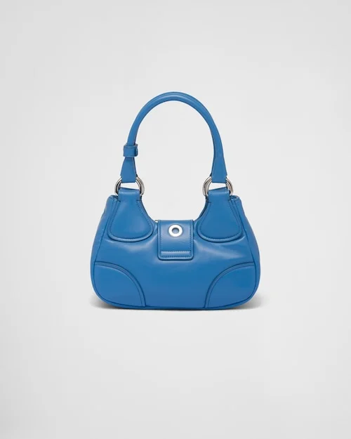 PP Moon padded nappa-leather bag ?C Light Blue - Image 3