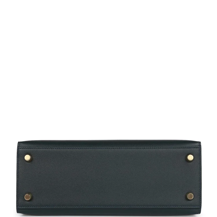 H Kelly Sellier 25 Vert Rousseau Madame and Shiny Niloticus Crocodile Touch Gold Hardware - Image 5