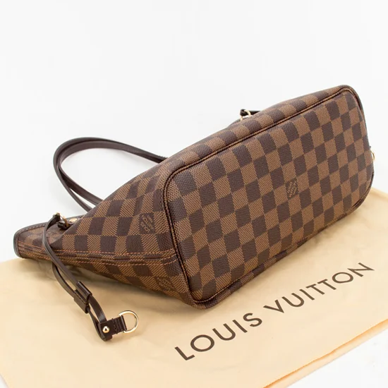L N51109 Neverfull PM Shoulder Bag Damier Ebene Canvas - Image 4