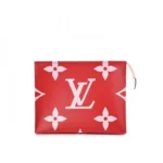 L-bag Monogram Giant Toiletry Pouch 26 Rouge