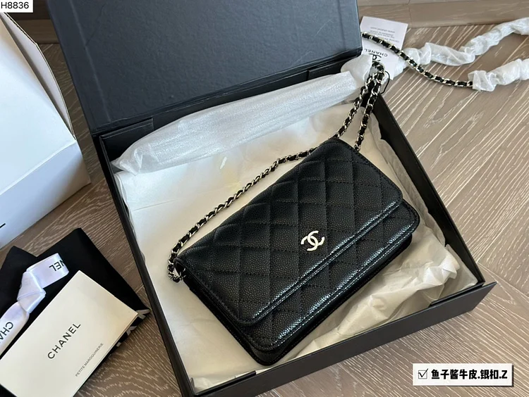CC new arrival woc caviar leather bag size:19 * 12cm - Image 10
