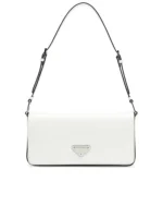 PP Brushed Leather Femme Bag in White N