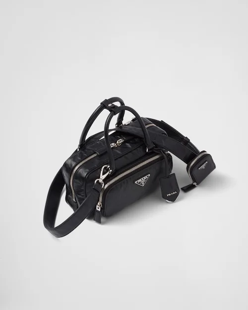 PP Antique nappa leather multi-pocket top-handle bag ?C Black - Image 4