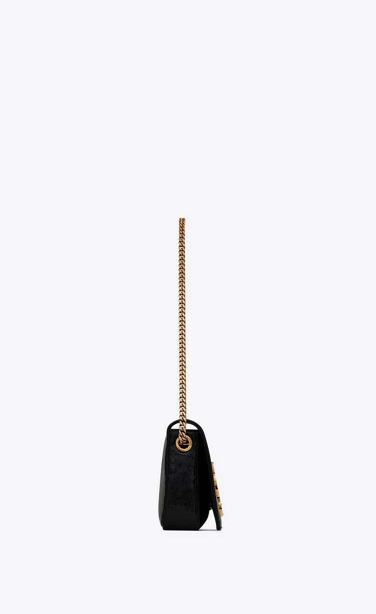 Y Kate Supple 99 Chain Bag in Crocodile-embossed Shiny Leather - Image 2