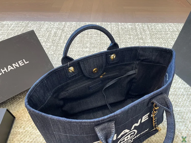 CC new arrival denime tote bag size: 37 * 31 cm - Image 3