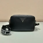 Pra Bag With Shoulder Strap Black For Women, Women??s Bags 8.6in/22cm 1BH082_2DKV_F0002_V_3OM