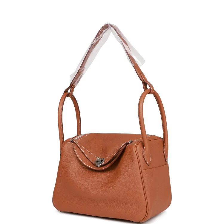 H Lindy 26 Gold Clemence Palladium Hardware - Image 5