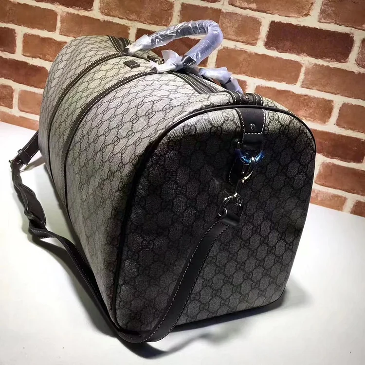 GG Top Quality 206500 GG Sup Men Luggage Tote Bag Brown - Image 3