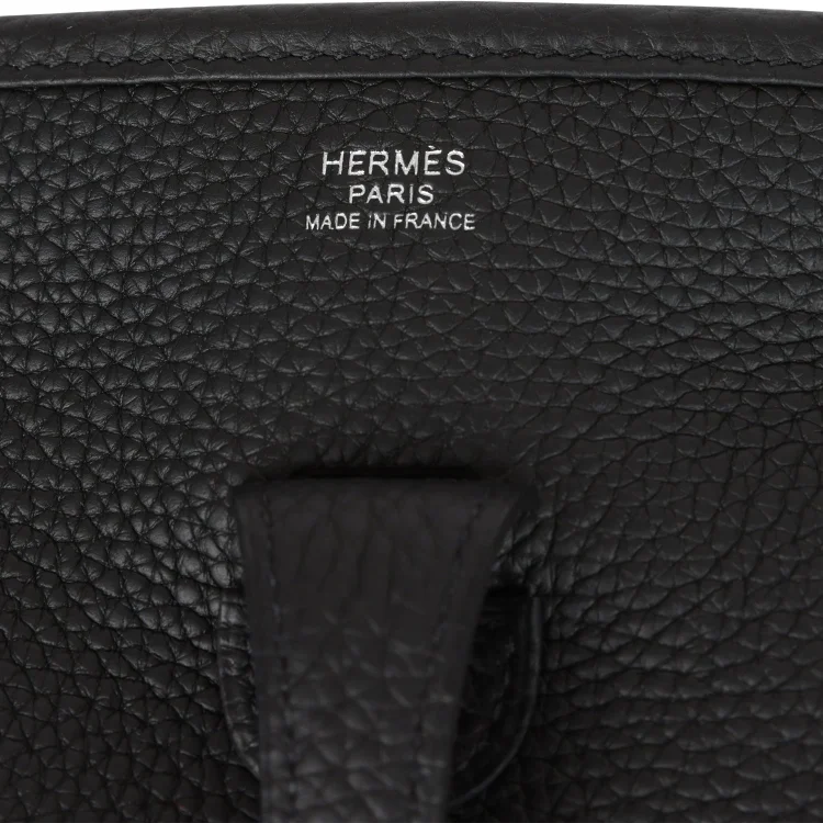 H Evelyne III PM Black Clemence Palladium Hardware - Image 6