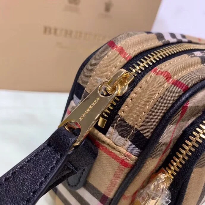 bb Vintage Check Cotton Camera Bag Neutral For Women, Women??s Bags 7.7in/19.5cm - Image 3