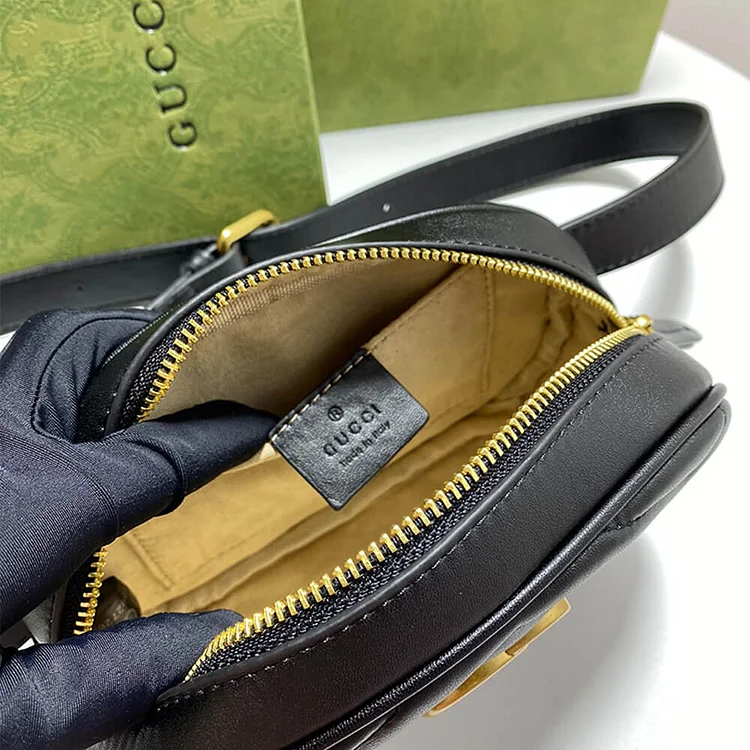GG Marmont Quilted Leather Belt Bag - Image 6
