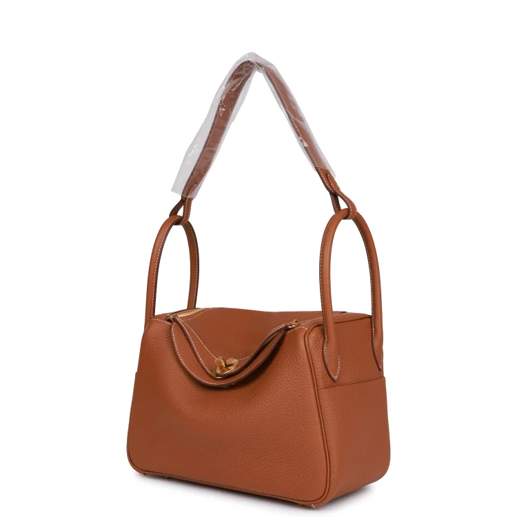 H Lindy 26 Gold Clemence Gold Hardware - Image 4