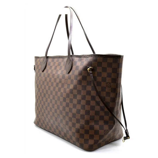 L N51106 Neverfull GM Shoulder Bag Damier Ebene Canvas - Image 2