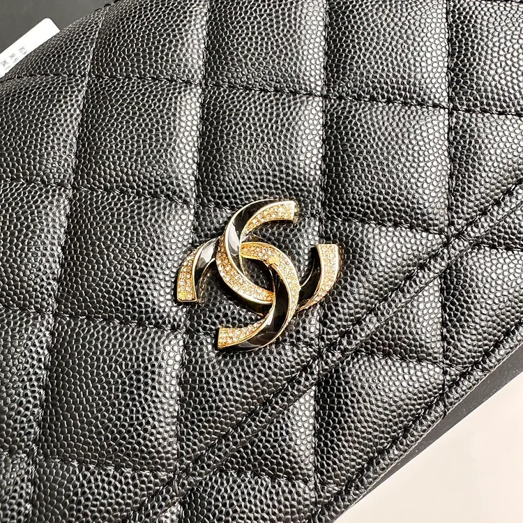 CC new arrival 2024 Woc bag caviar leather size: 19 cm - Image 13