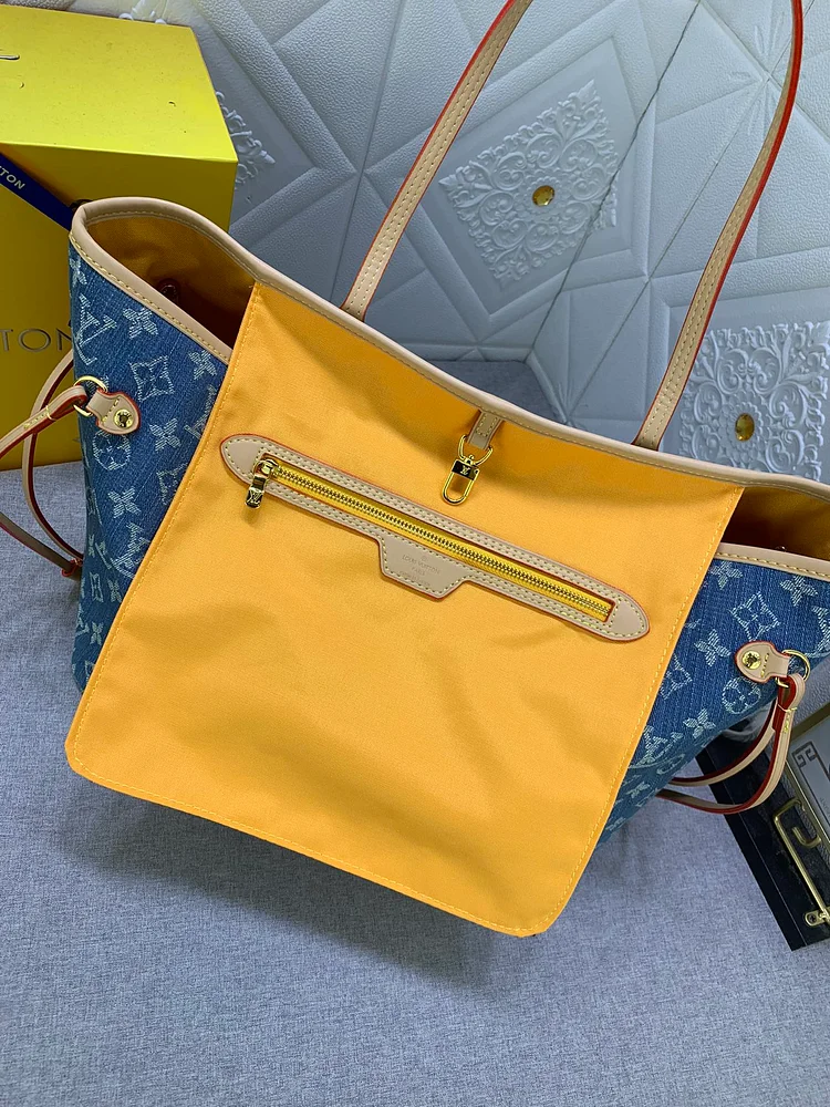 Louis neverfull denim new arrival size : 32*29*17 cm - Image 3