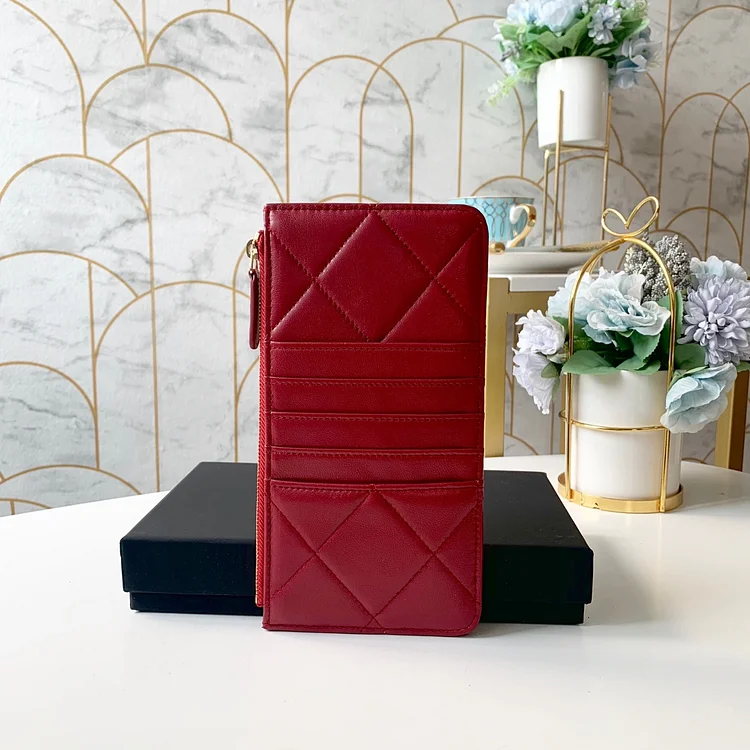 cc 19 Matelasse Phone and Card Case Red Bag For Women 19cm/7.5in - Image 8