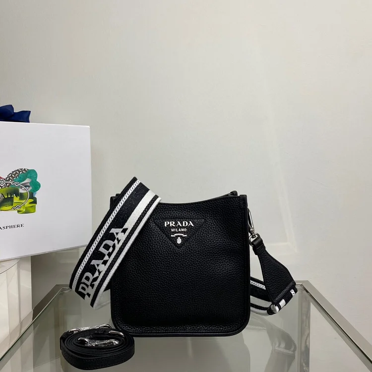 Pra Mini Shoulder Bag Black For Women, Women??s Bags 7.9in/20cm